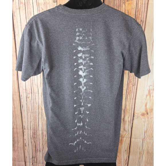 Mortal Kombat Logo Graphic T-Shirt Medium Gray - Picture 5 of 6